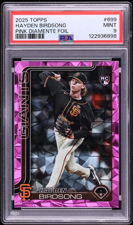 Hayden Birdsong #699 2025 Topps Baseball Real One Autographs
