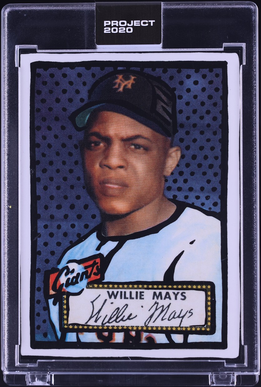 2020 Topps Project 2020 By Joshua Vides Willie Mays #166