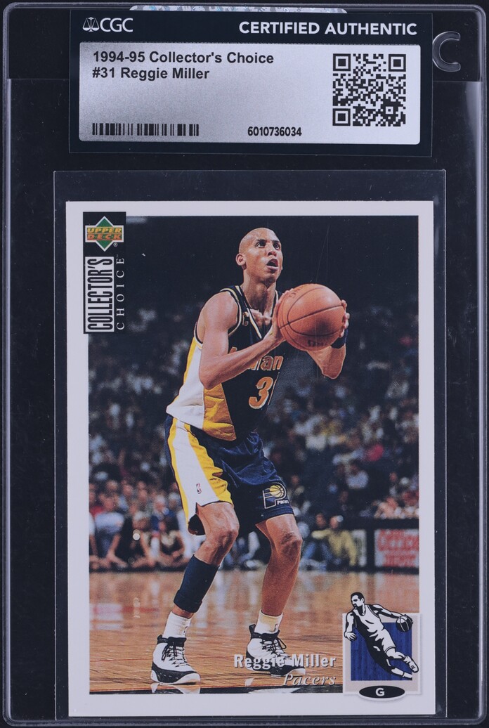 1994-95 Upper Deck Collector's Choice #31 Reggie Miller — front