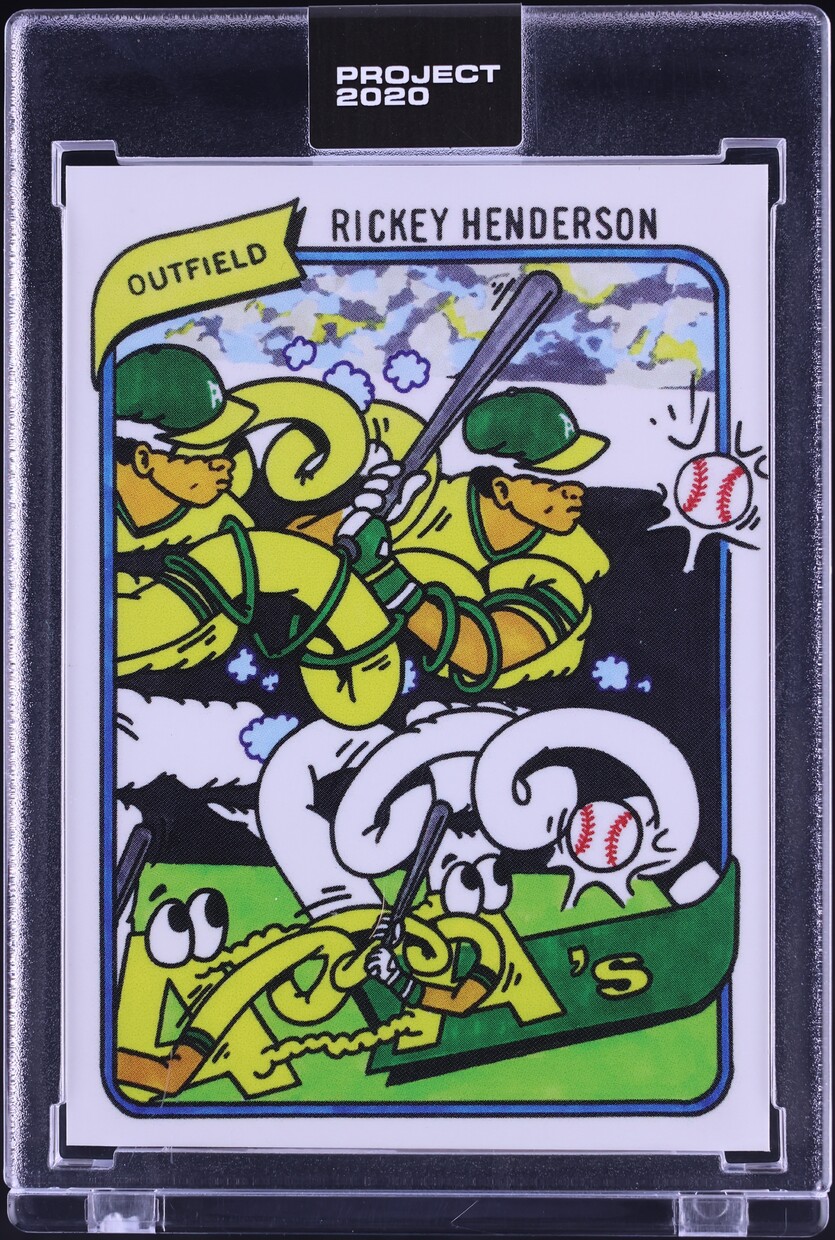 2020 Topps Project 2020 By Ermsy Rickey Henderson #168