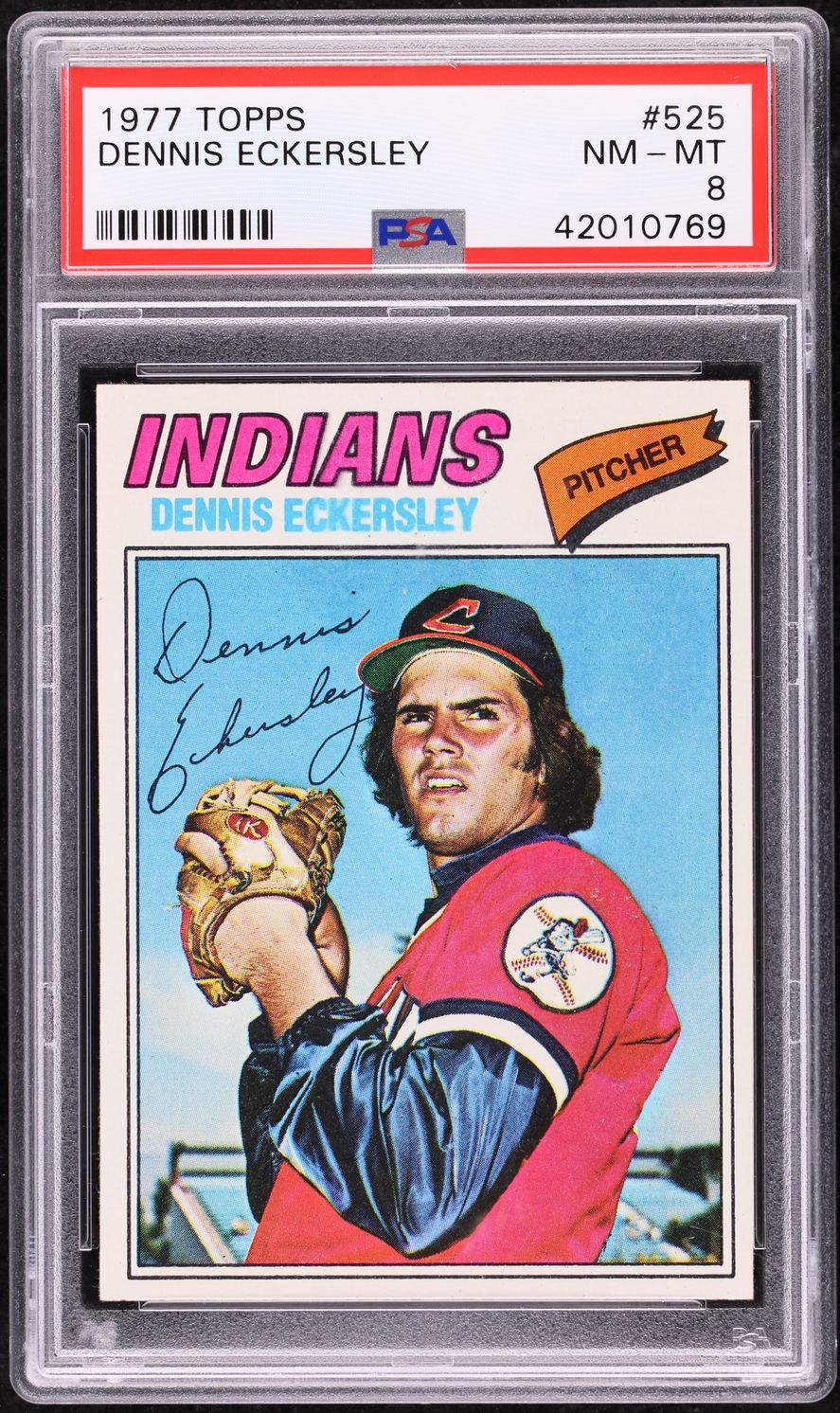 1977 Topps Dennis Eckersley #525 PSA 8 NM-MT