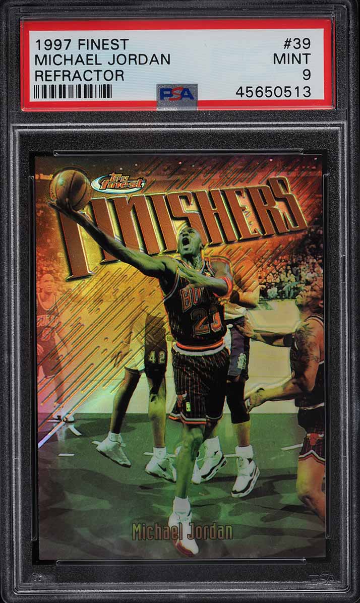 1997 Finest Refractor Michael Jordan #39 PSA 9 MINT