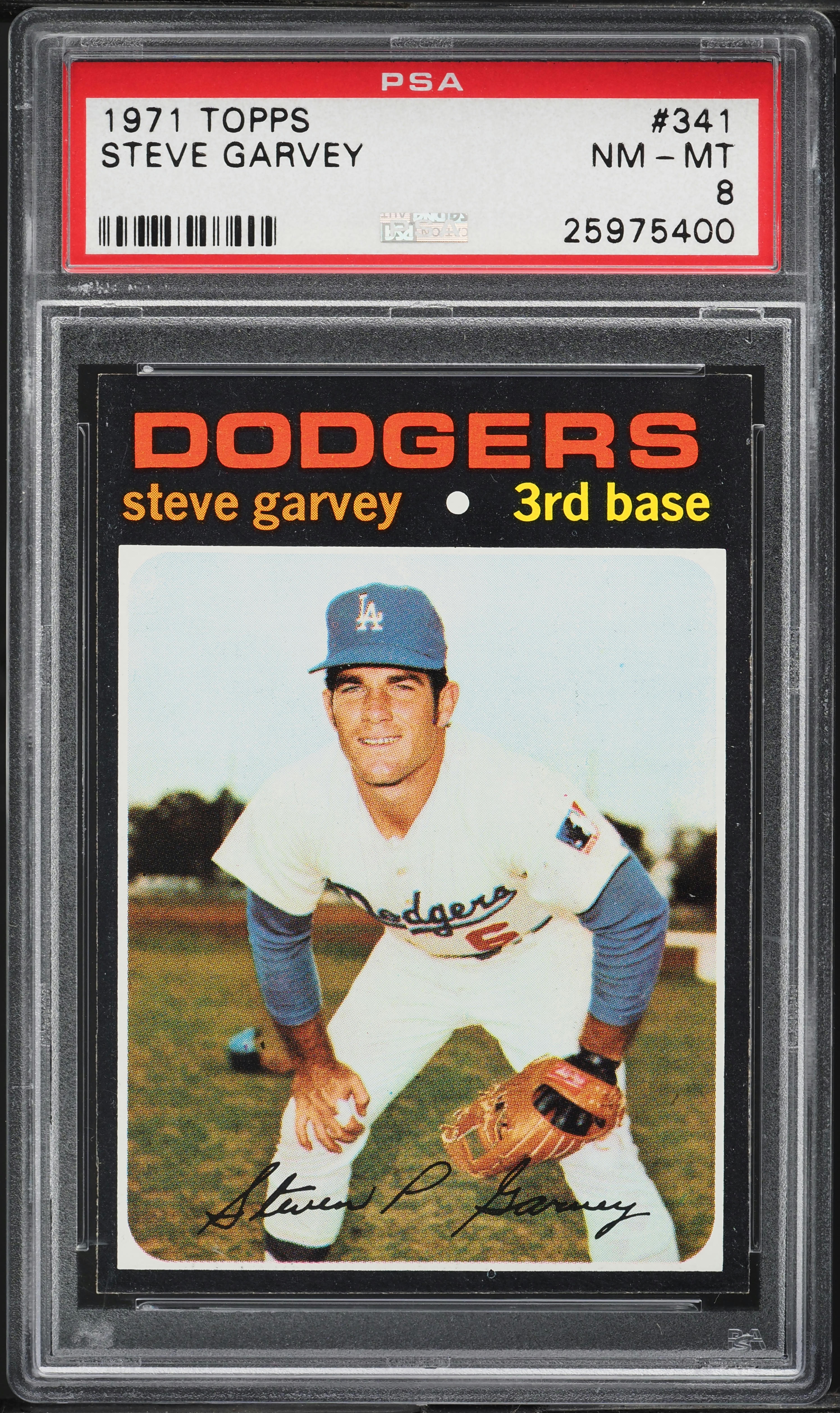 1971 Topps Steve Garvey ROOKIE #341 PSA 8 NM-MT