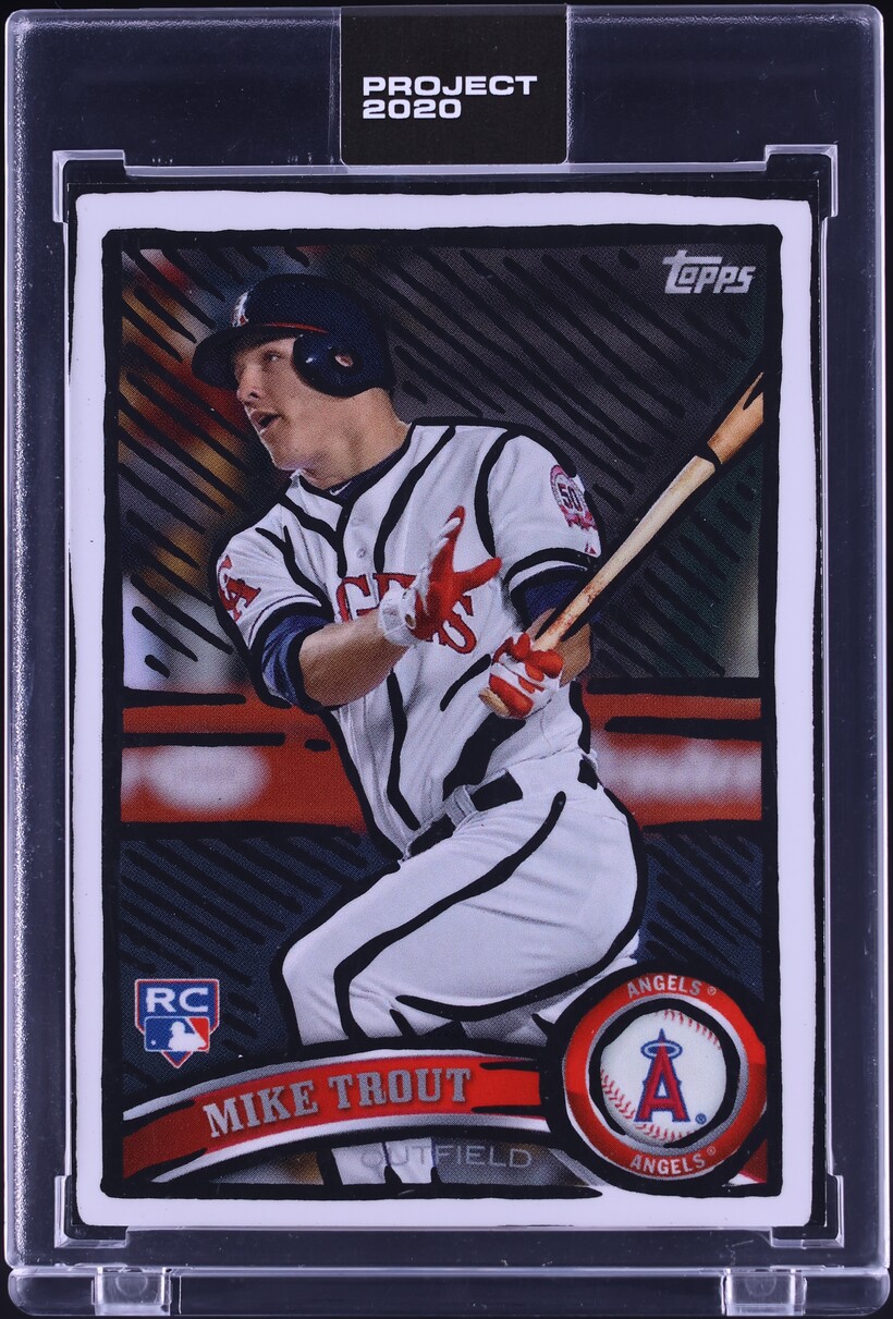 2020 Topps Project 2020 By Joshua Vides Mike Trout #207