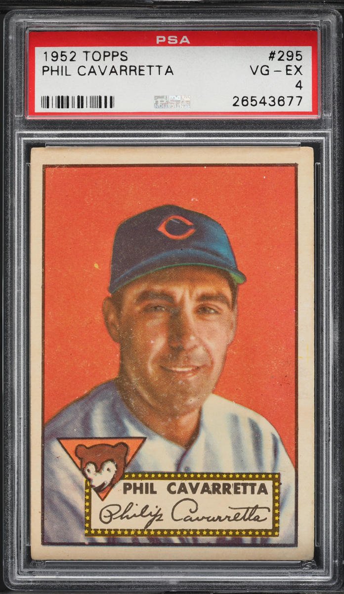 1952 Topps Phil Cavarretta #295 PSA 4 VGEX