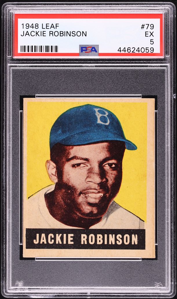 1948 Leaf Jackie Robinson ROOKIE #79 PSA 5 EX