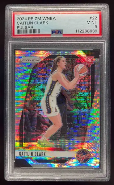 2024 Panini WNBA Prizm Pulsar Prizm #22 Caitlin Clark RC /499 PSA 9
