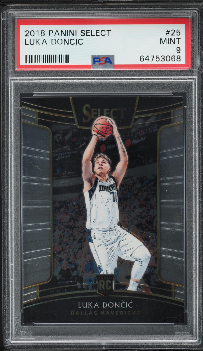 2018 Select Concourse Luka Doncic ROOKIE #25 PSA 9 MINT