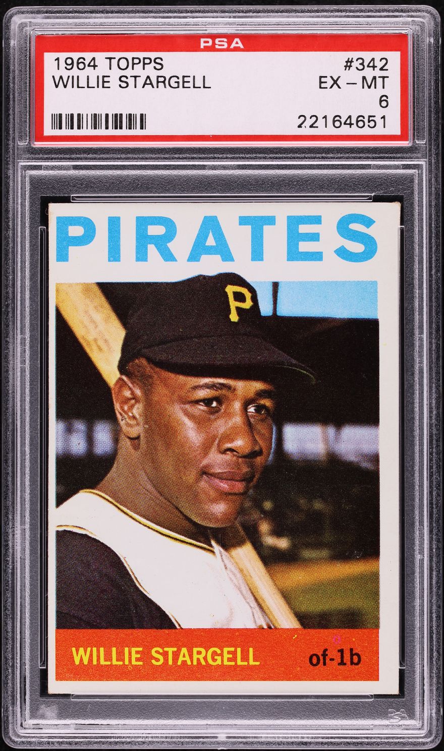 1964 Topps Willie Stargell #342 PSA 6 EXMT