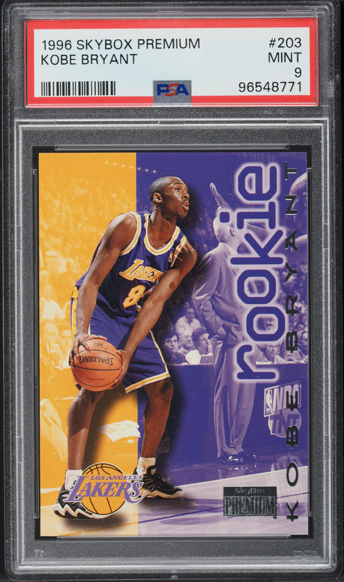 1996 Skybox Premium Kobe Bryant ROOKIE #203 PSA 9 MINT