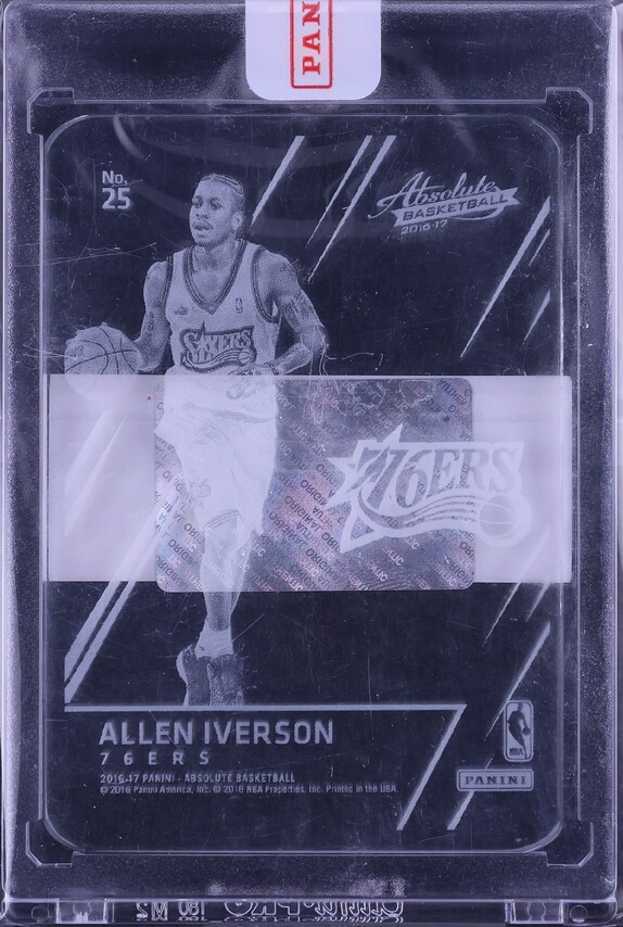 Allen Iverson #25 2014-15 Panini Luxe Basketball Memorabilia Prime
