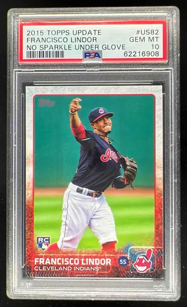 2015 Topps Update #US82 Francisco Lindor RC PSA 10