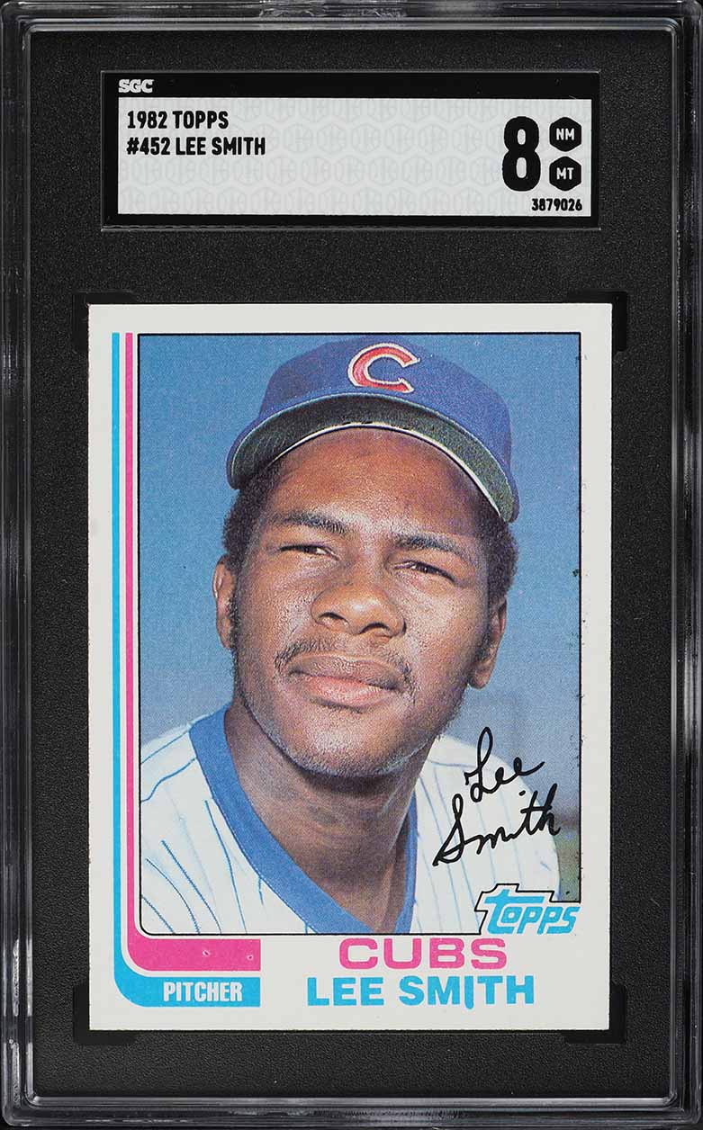 1982 Topps Lee Smith ROOKIE #452 SGC 8 NM-MT