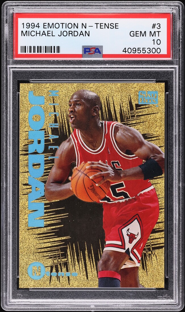 1994 Skybox Emotion N-Tense Michael Jordan #3 PSA 10 GEM MINT