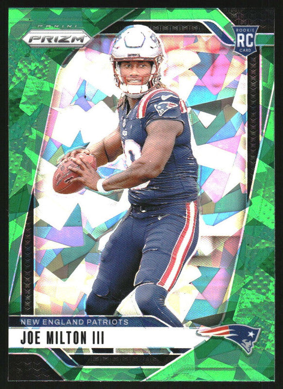2024 Panini Prizm Green Ice Prizm #354 Joe Milton III RC