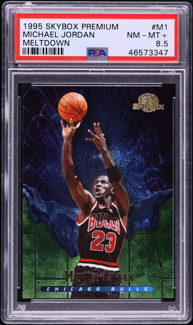 1995 Skybox Premium Meltdown Michael Jordan #M1 PSA 8.5 NM-MT+