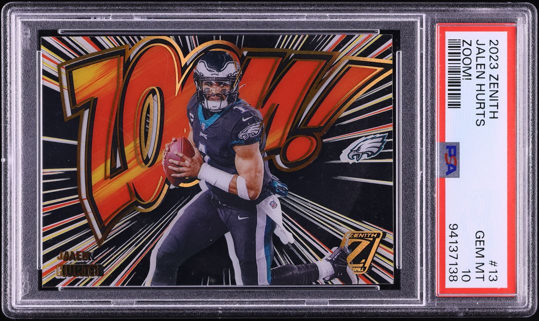 2023 Panini Zenith Zoom! Jalen Hurts #13 PSA 10 GEM MINT