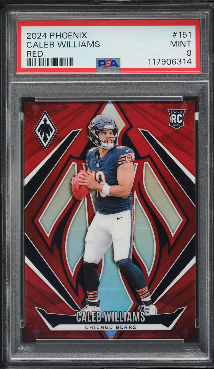 2024 Panini Phoenix Red Caleb Williams ROOKIE /99 #151 PSA 9 MINT