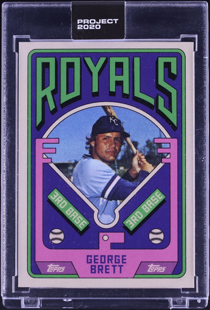 2020 Topps Project 2020 By Grotesk George Brett #75