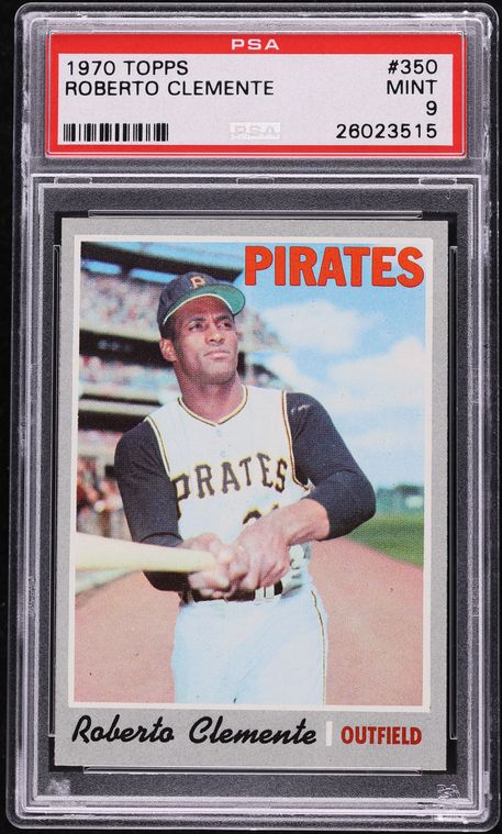 1970 Topps Roberto Clemente #350 PSA 9 MINT