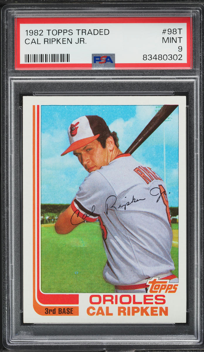 1982 Topps Traded Cal Ripken Jr. ROOKIE #98T PSA 9 MINT