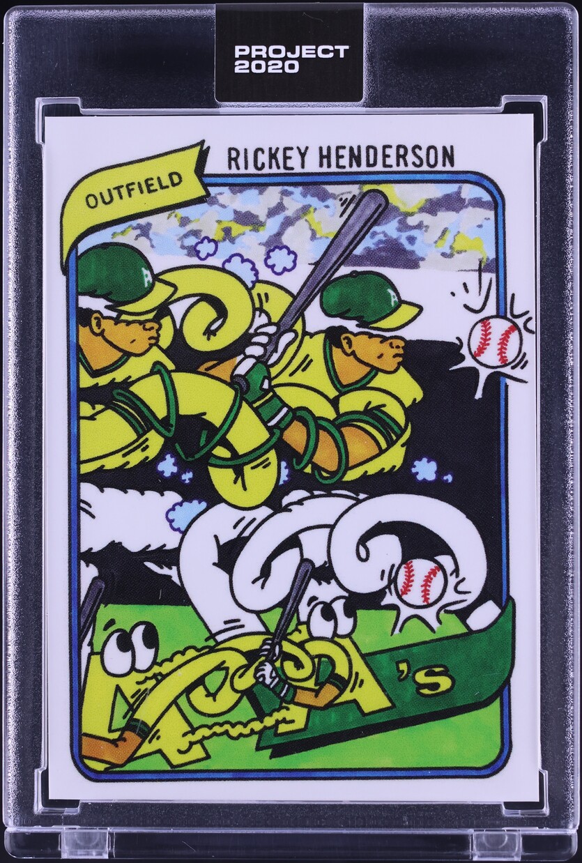 2020 Topps Project 2020 By Ermsy Rickey Henderson #168