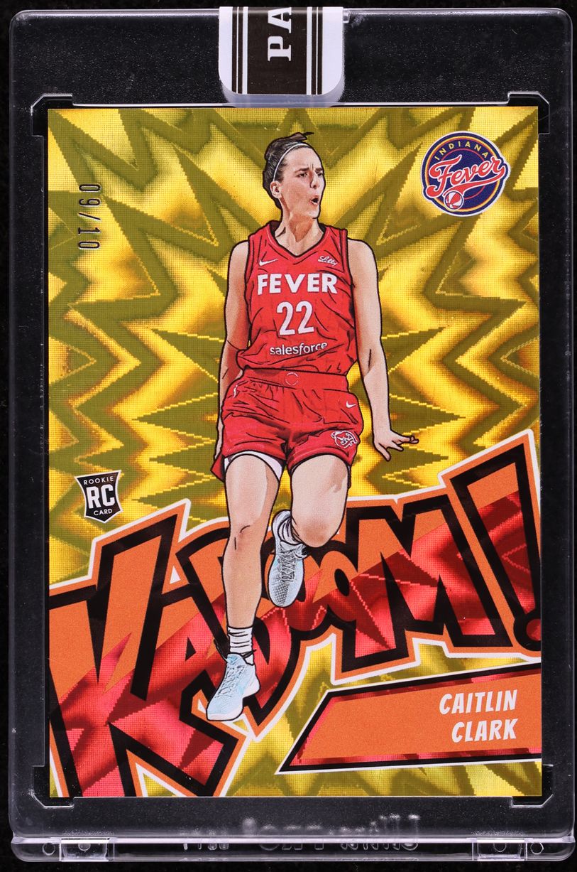 2024 Panini Royalty WNBA Kaboom! Gold Caitlin Clark ROOKIE /10 #1