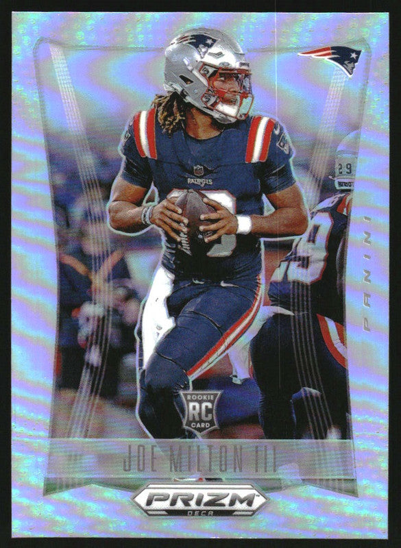 2024 Panini Prizm Deca Prizms Silver #218 Joe Milton III RC Rookie