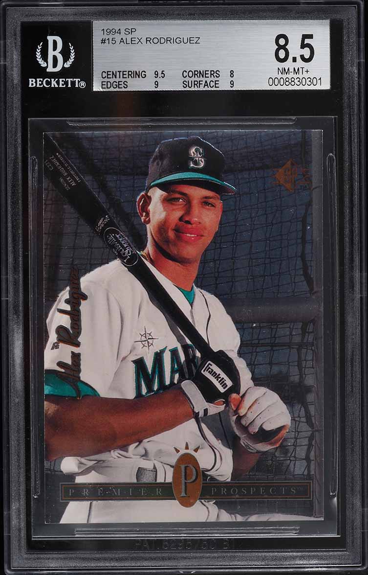 1994 SP Foil Alex Rodriguez ROOKIE #15 BGS 8.5 NM-MT+