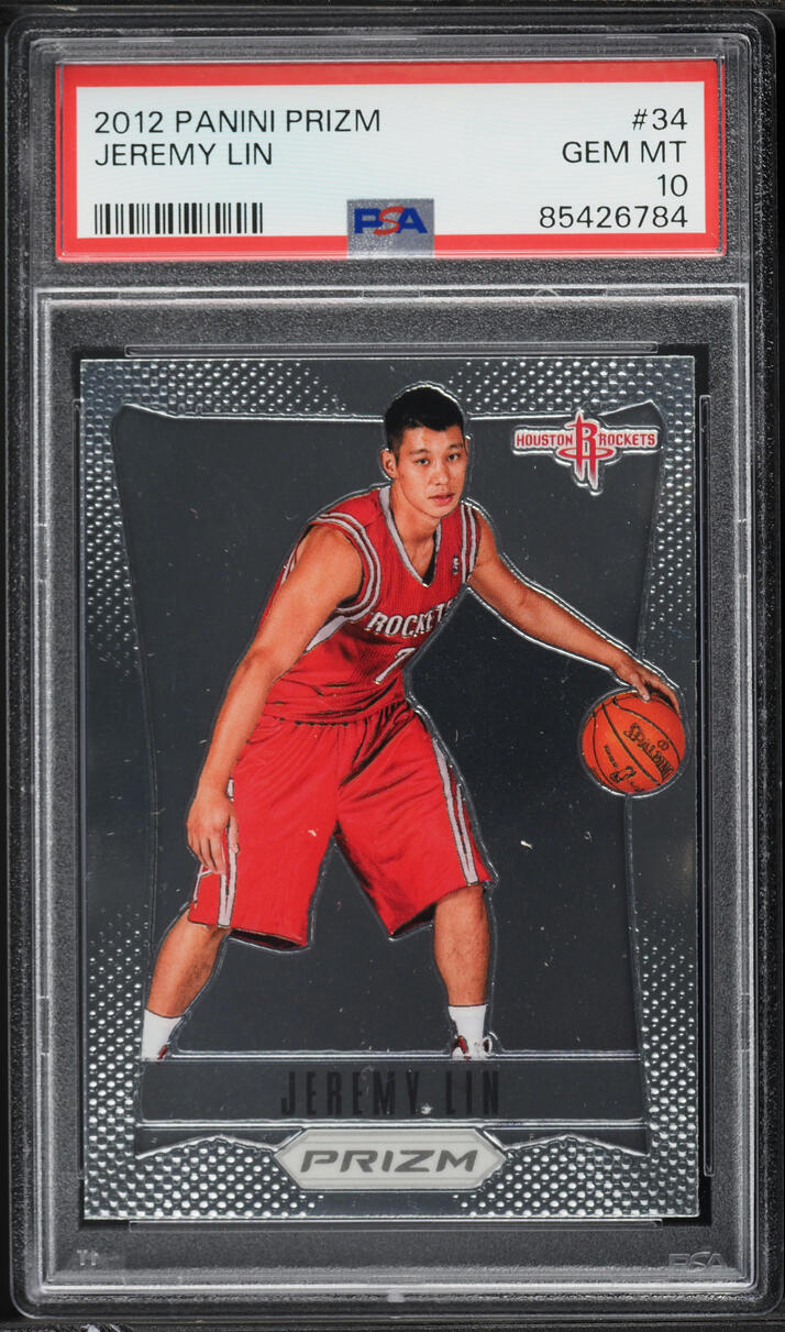 2012 Panini Prizm Jeremy Lin #34 PSA 10 GEM MINT