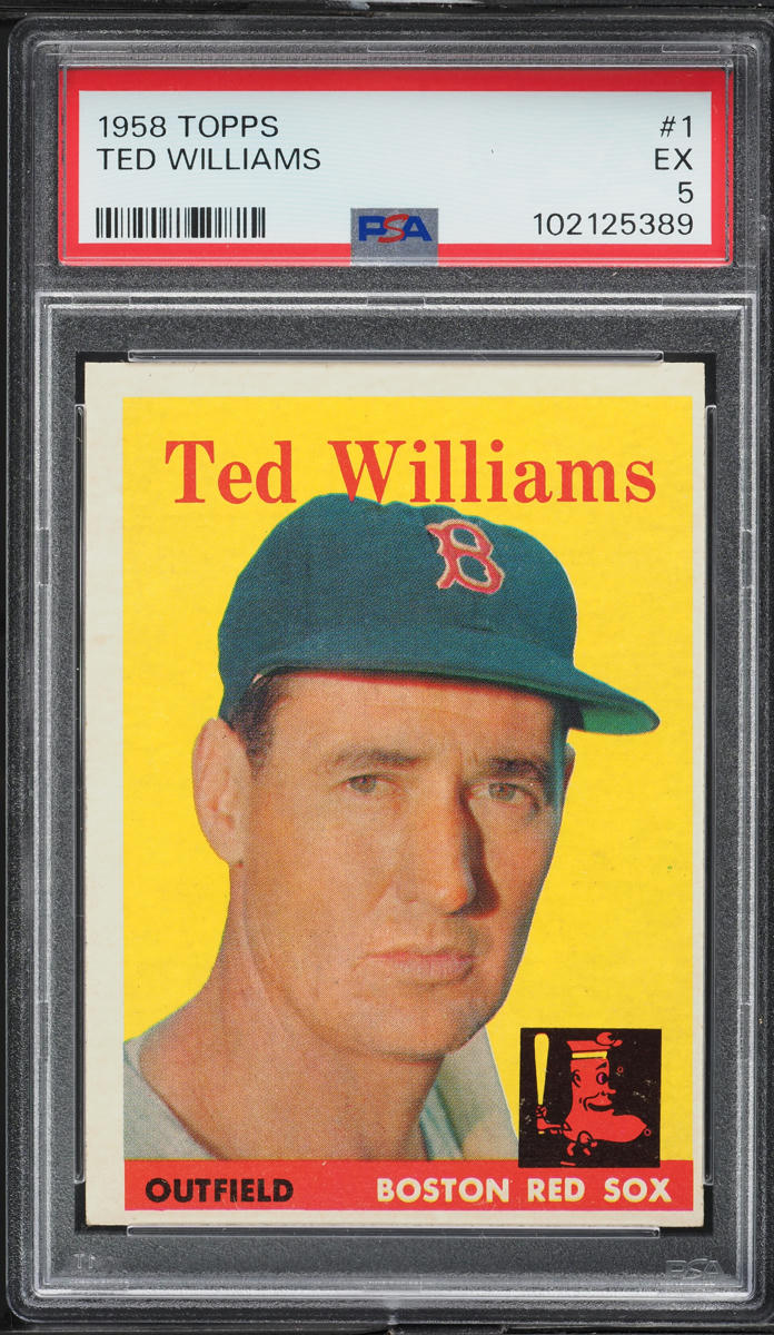 1958 Topps Ted Williams #1 PSA 5 EX