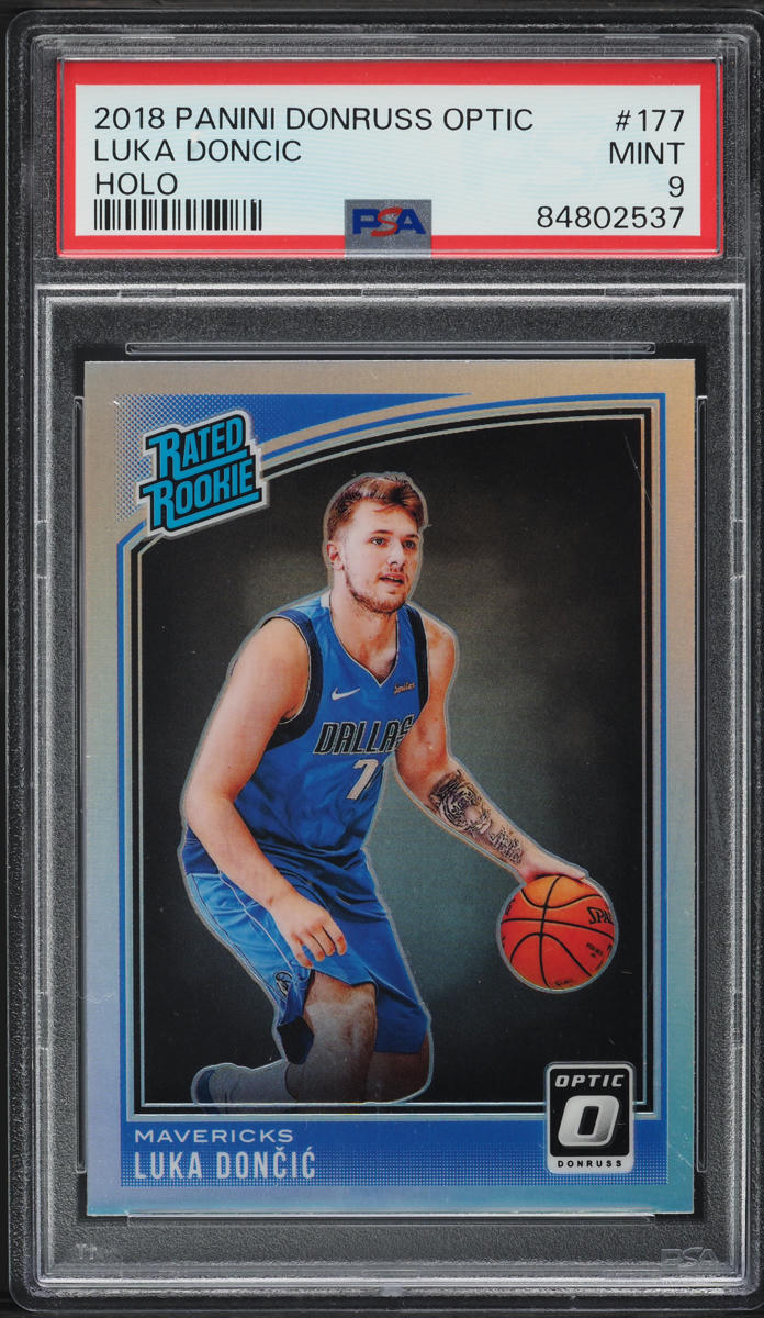 2018 Donruss Optic Holo Luka Doncic ROOKIE #177 PSA 9 MINT
