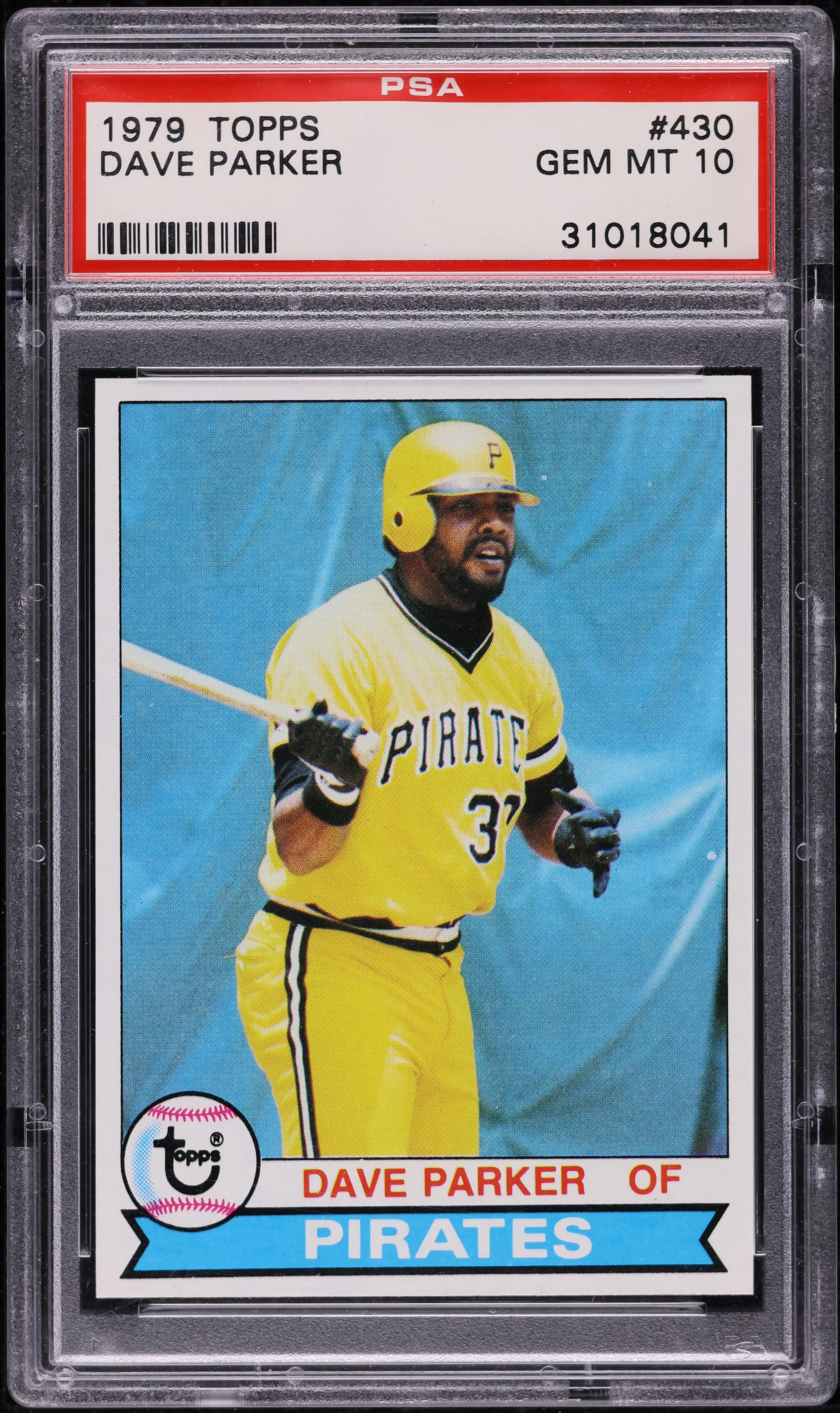 1979 Topps Dave Parker #430 PSA 10 GEM MINT