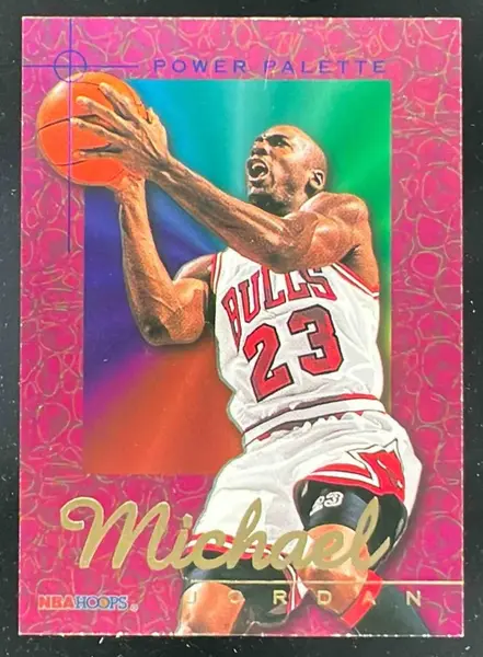 1995-96 Hoops Power Palette #1 Michael Jordan