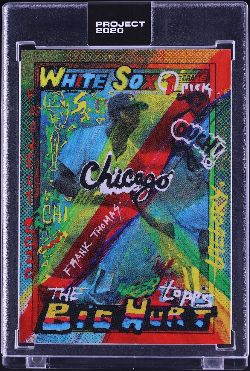 2020 Topps Project 2020 By Gregory Siff Frank Thomas #174