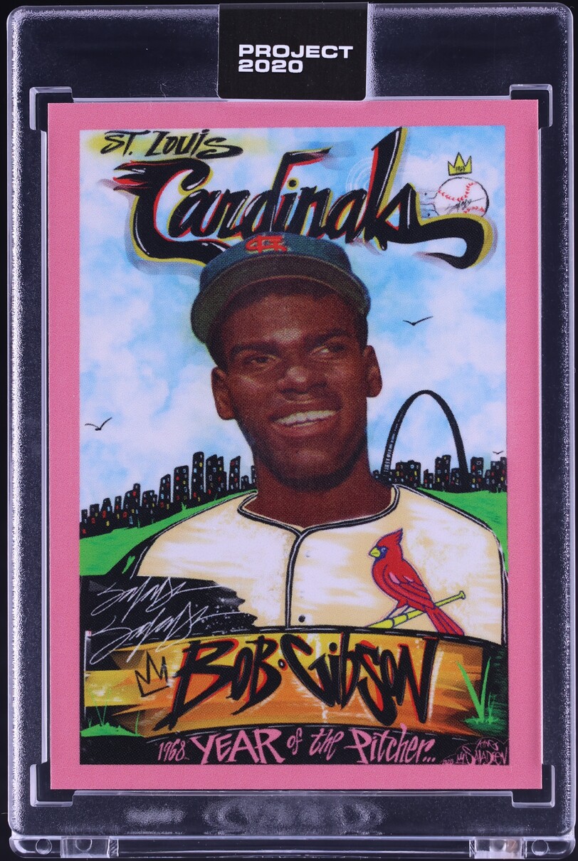 2020 Topps Project 2020 By King Saladeen Bob Gibson #124