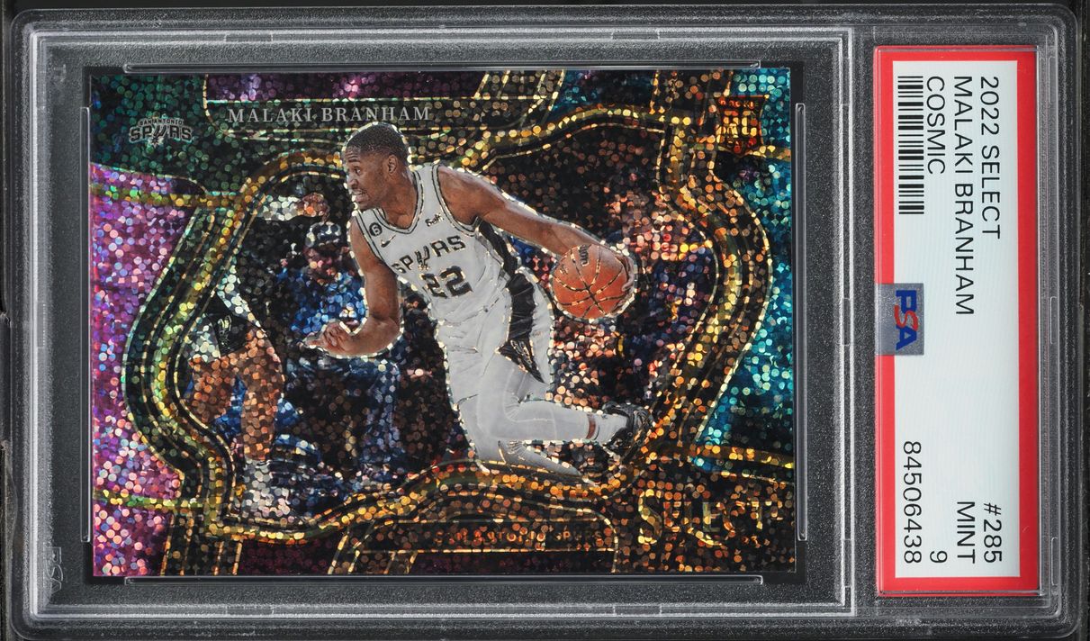 2022 Select Courtside Cosmic Malaki Branham ROOKIE #285 PSA 9 MINT