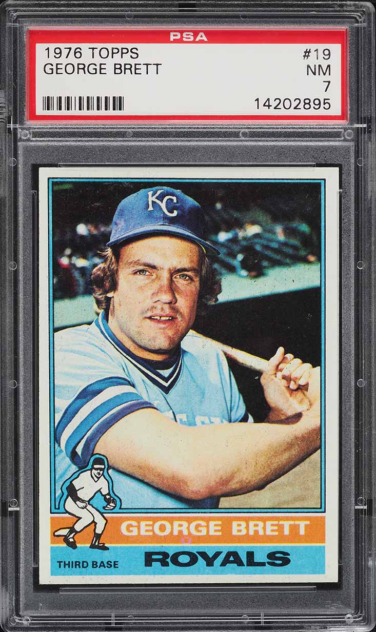 1976 Topps George Brett #19 PSA 7 NRMT
