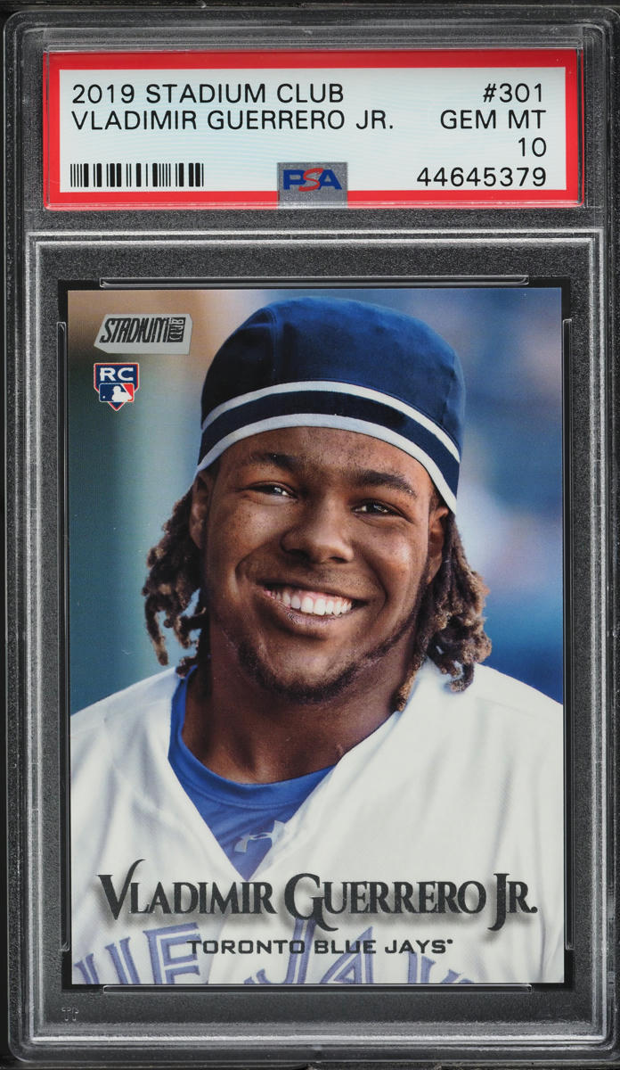 2019 Stadium Club Vladimir Guerrero Jr. ROOKIE #301 PSA 10 GEM MINT