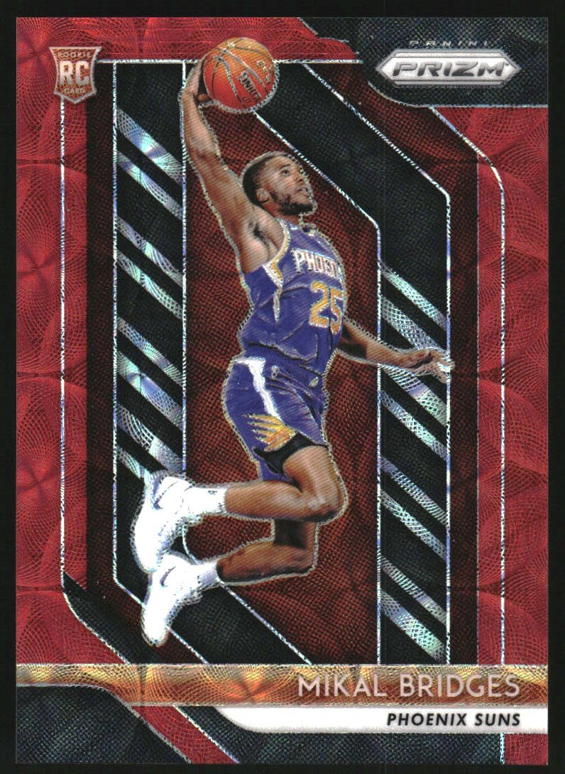 2018-19 Panini Prizm Prizms Choice Red #289 Mikal Bridges RC Rookie /88