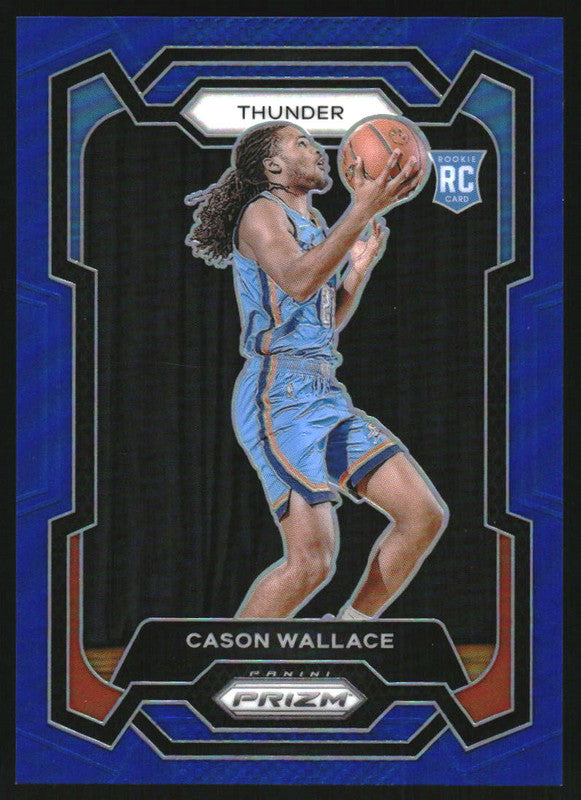 2023-24 Panini Prizm Prizms Blue #139 Cason Wallace RC /199