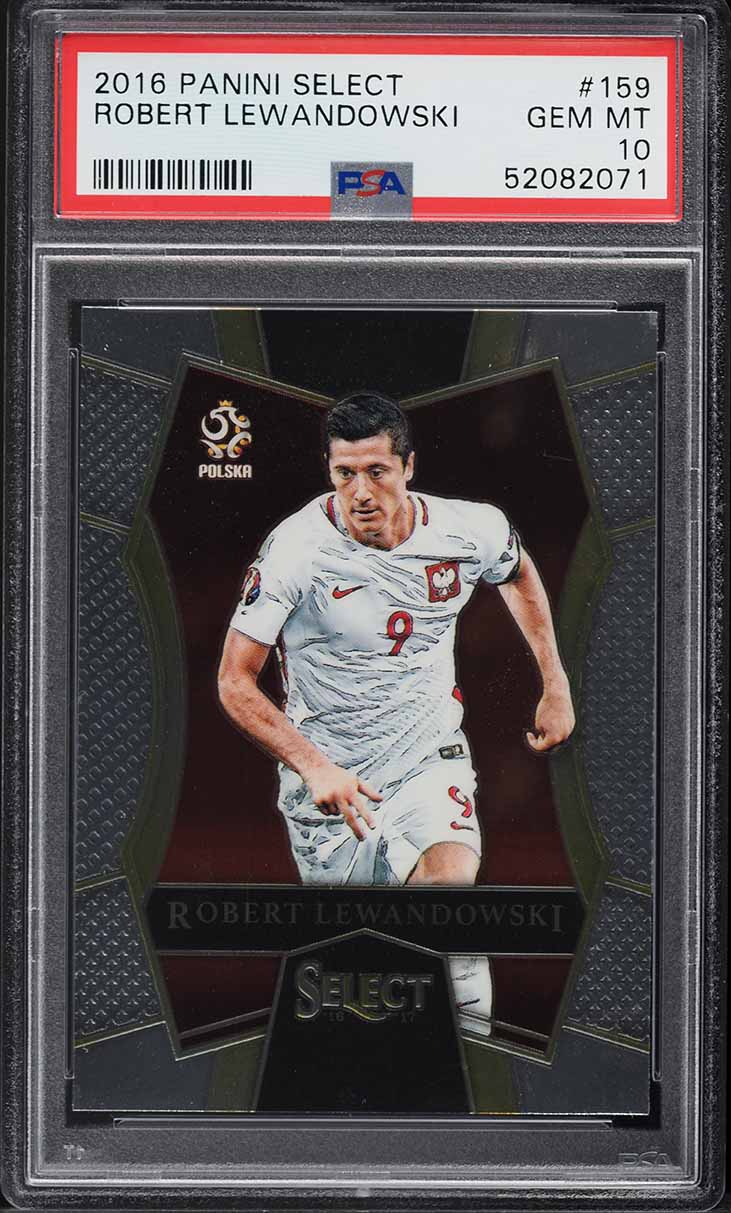 2016 Select Soccer Robert Lewandowski #159 PSA 10 GEM MINT