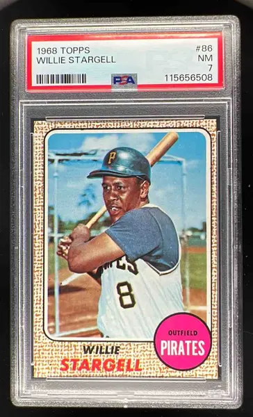 1968 Topps #86 Willie Stargell PSA 7