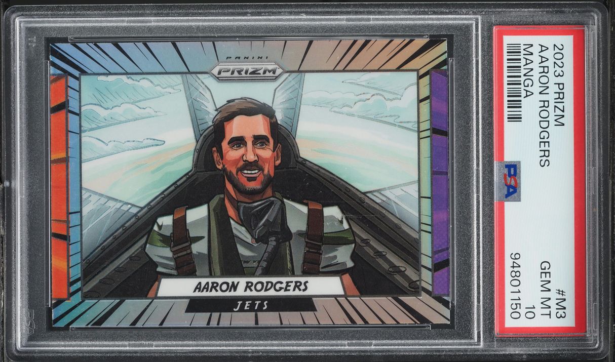 2023 Panini Prizm Manga Aaron Rodgers #M3 PSA 10 GEM MINT