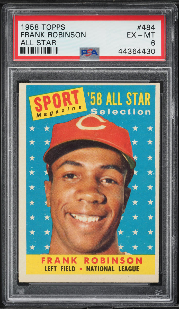 1958 Topps Frank Robinson ALL-STAR #484 PSA 6 EXMT