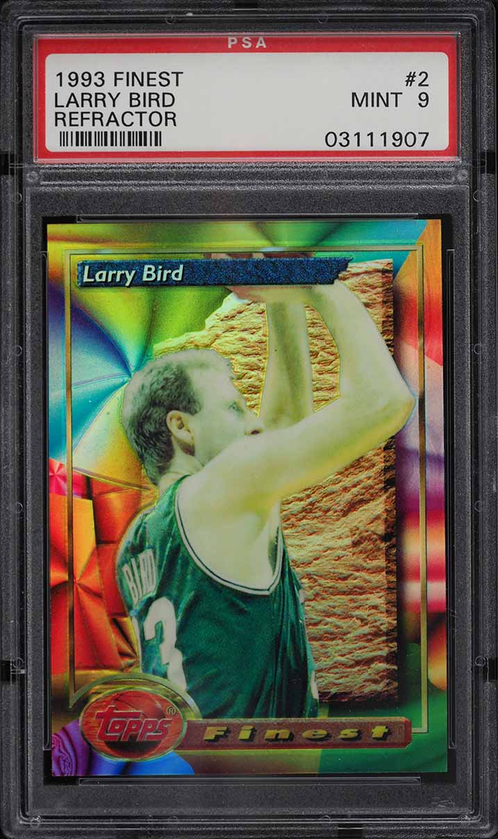 1993 Finest Refractor Larry Bird #2 PSA 9 MINT