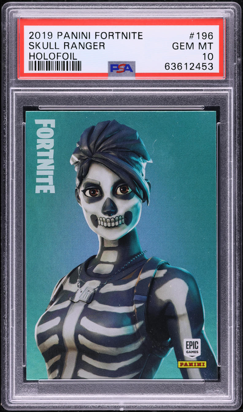 2019 Panini Fortnite Series 1 Holofoil Skull Ranger #196 PSA 10 GEM MINT