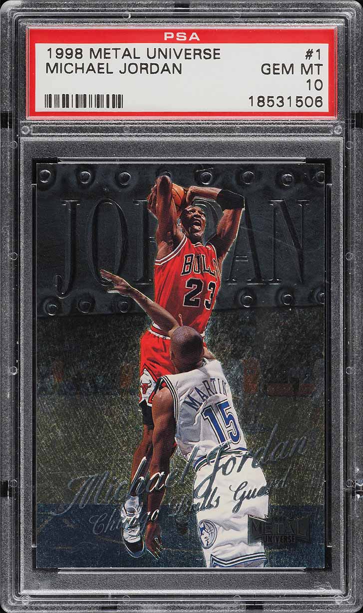 1998 Metal Universe Michael Jordan #1 PSA 10 GEM MINT
