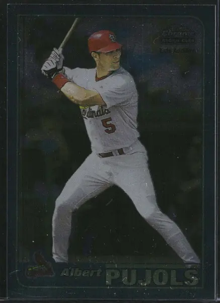 Albert Pujols 2001 Topps Chrome #596 Base Price Guide