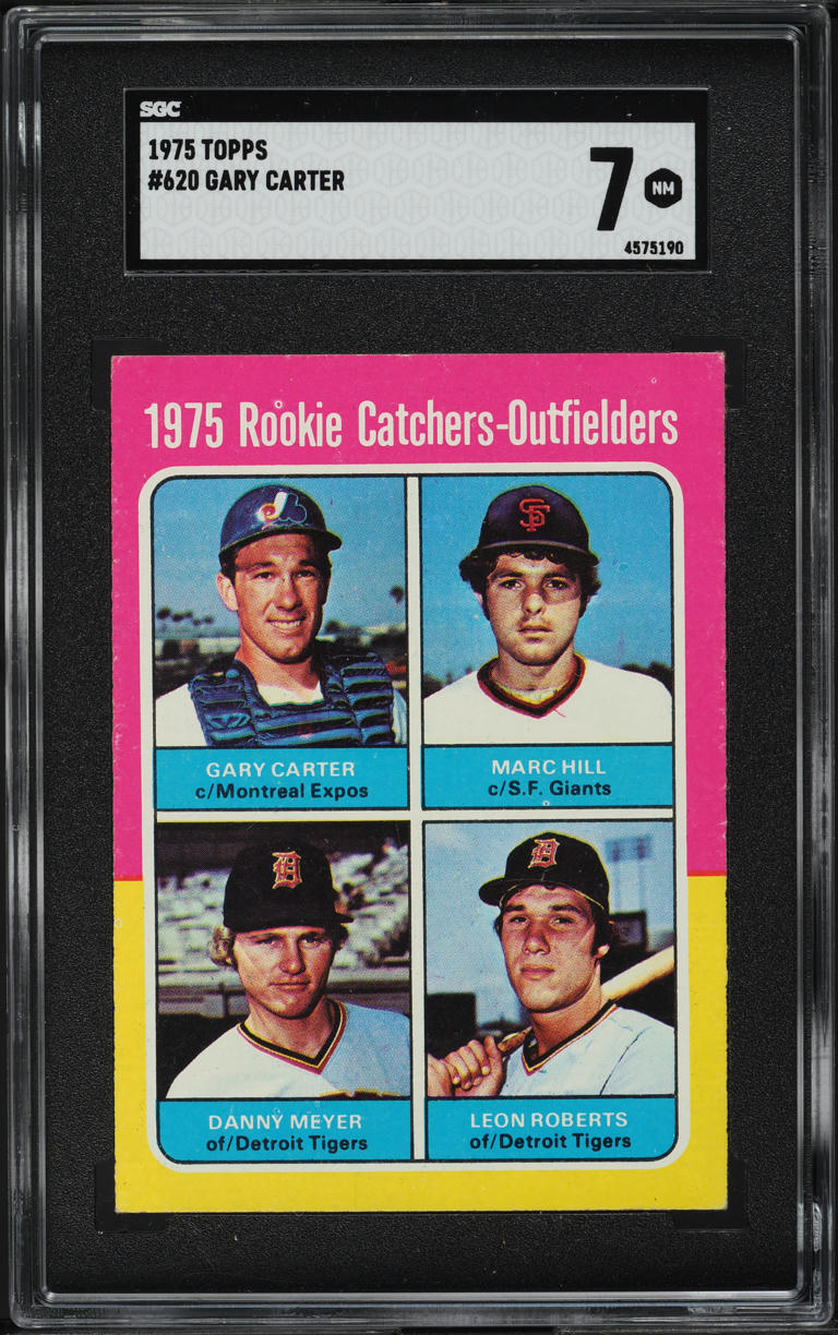 1975 Topps Gary Carter ROOKIE #620 SGC 7 NRMT